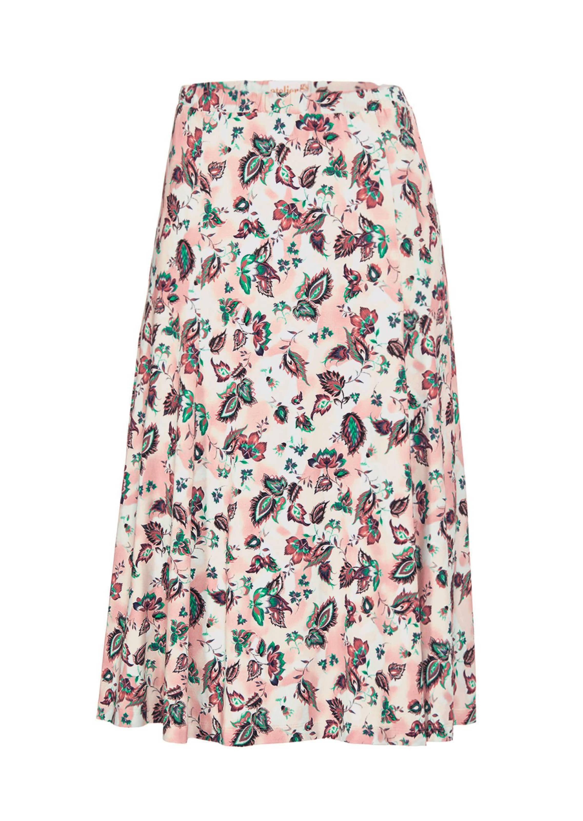 Confortable jupe à pois à taille entièrement élastique