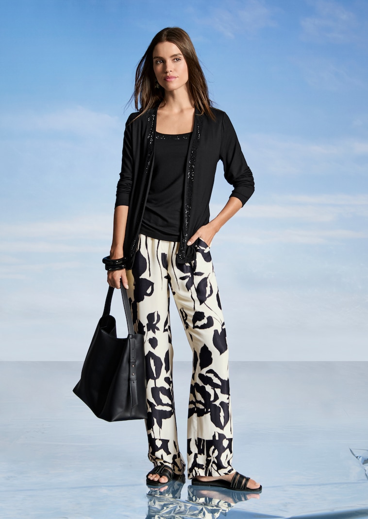 Broek met print