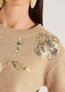 Rundhals-Pullover mit glitzernden Pailletten thumbnail 5