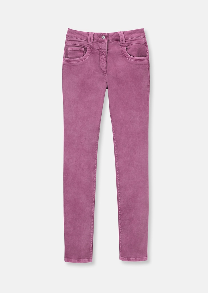 Schlanke 5-Pockets-Jeans mit breitem Saumaufschlag 5