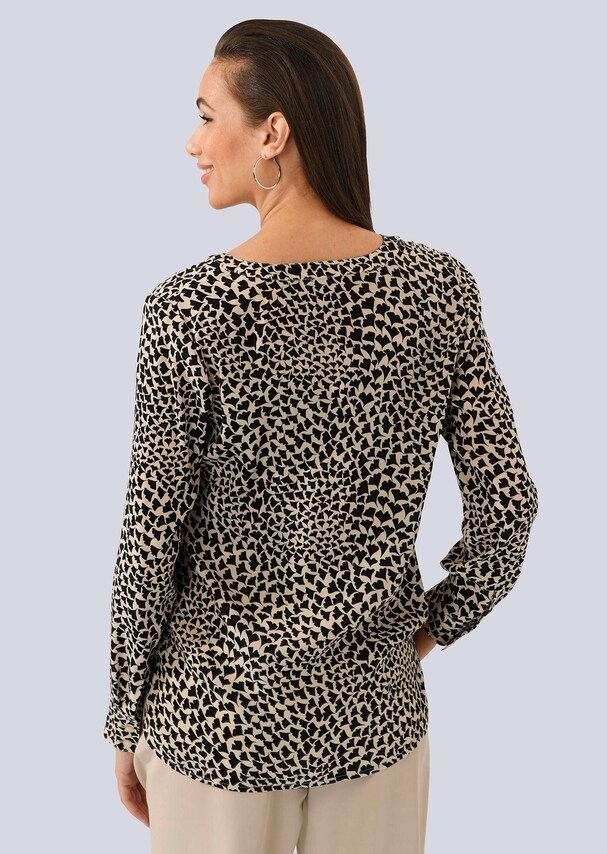 Blusenshirt im Allover Print 2