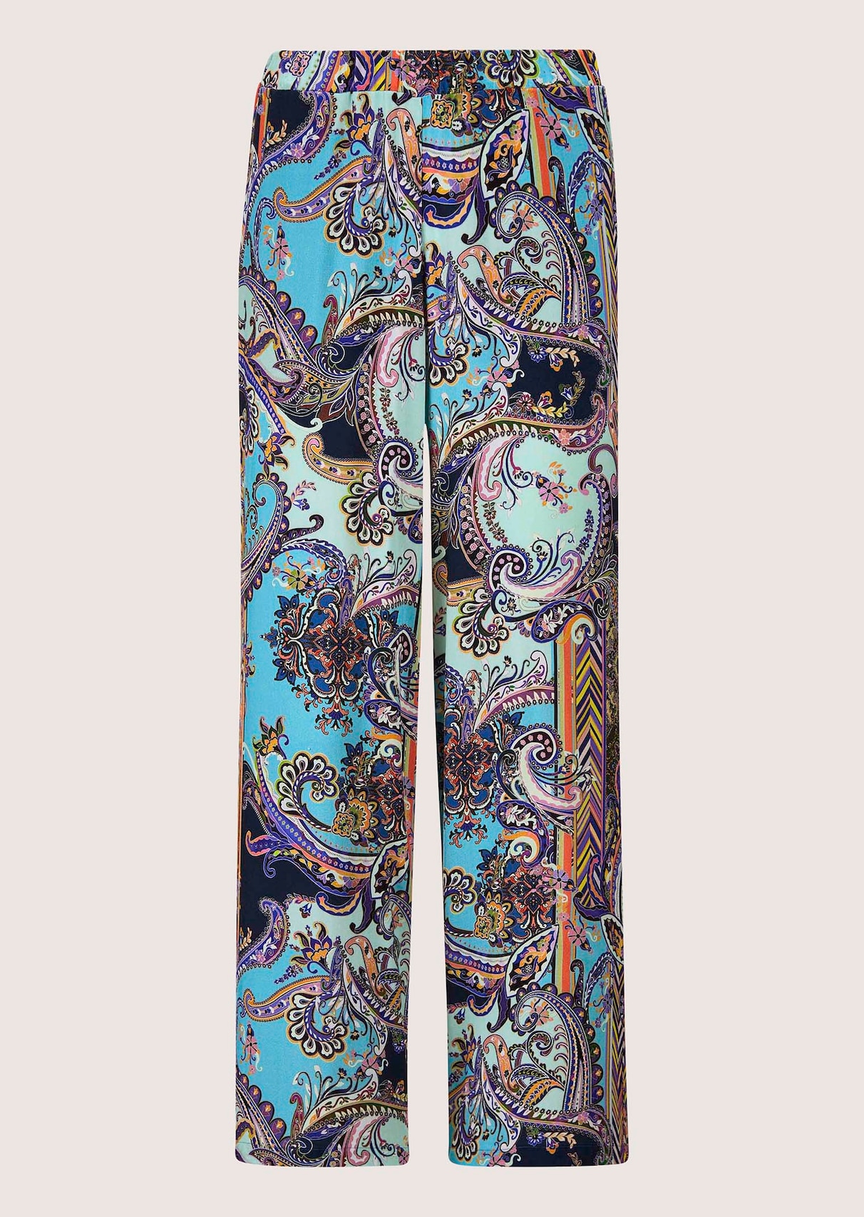 Weite Sommerhose mit Unikat-Print