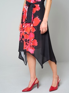 Kleid mit platziertem Blumenprint thumbnail 6