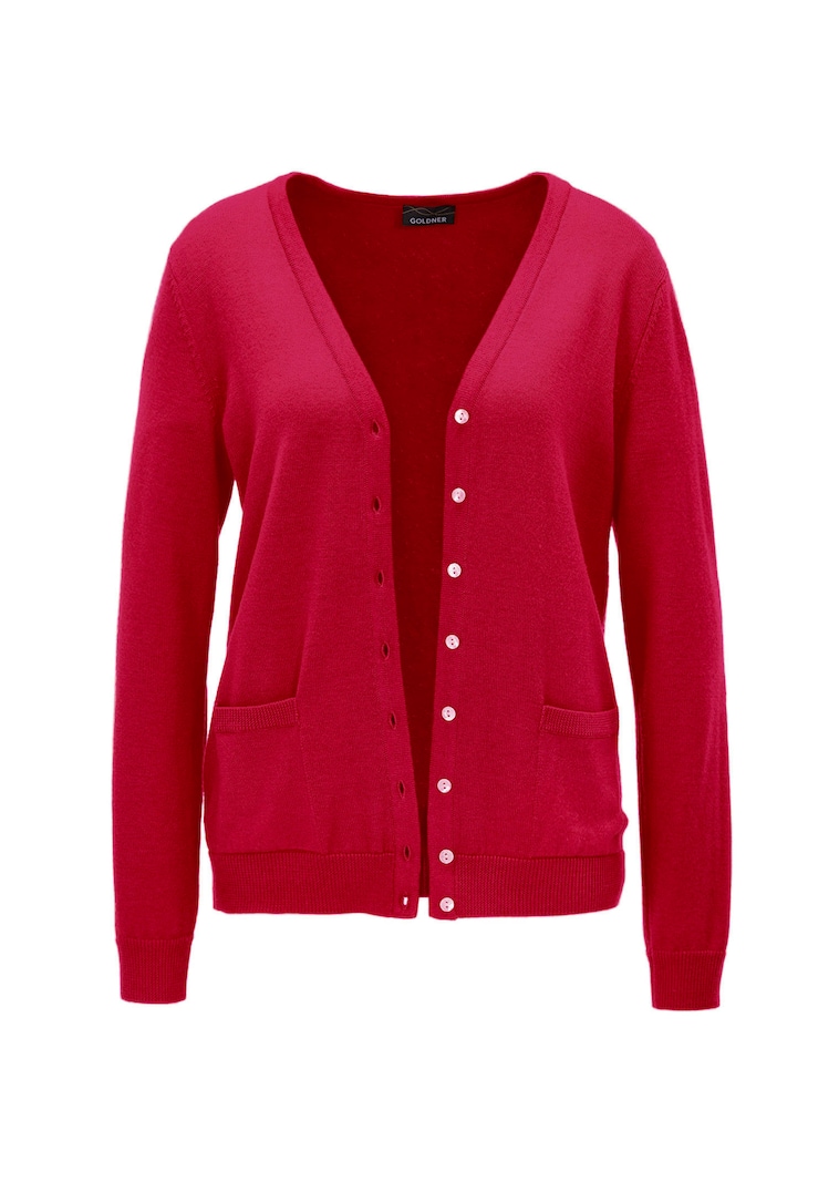 Strickjacke aus reiner Merinowolle