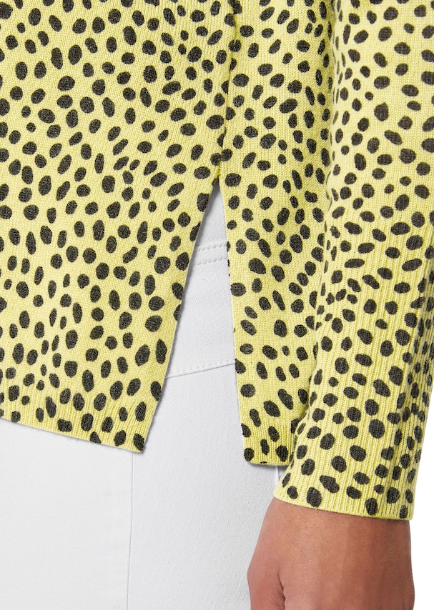 Oversize-Pullover mit abstraktem Leoprint 4