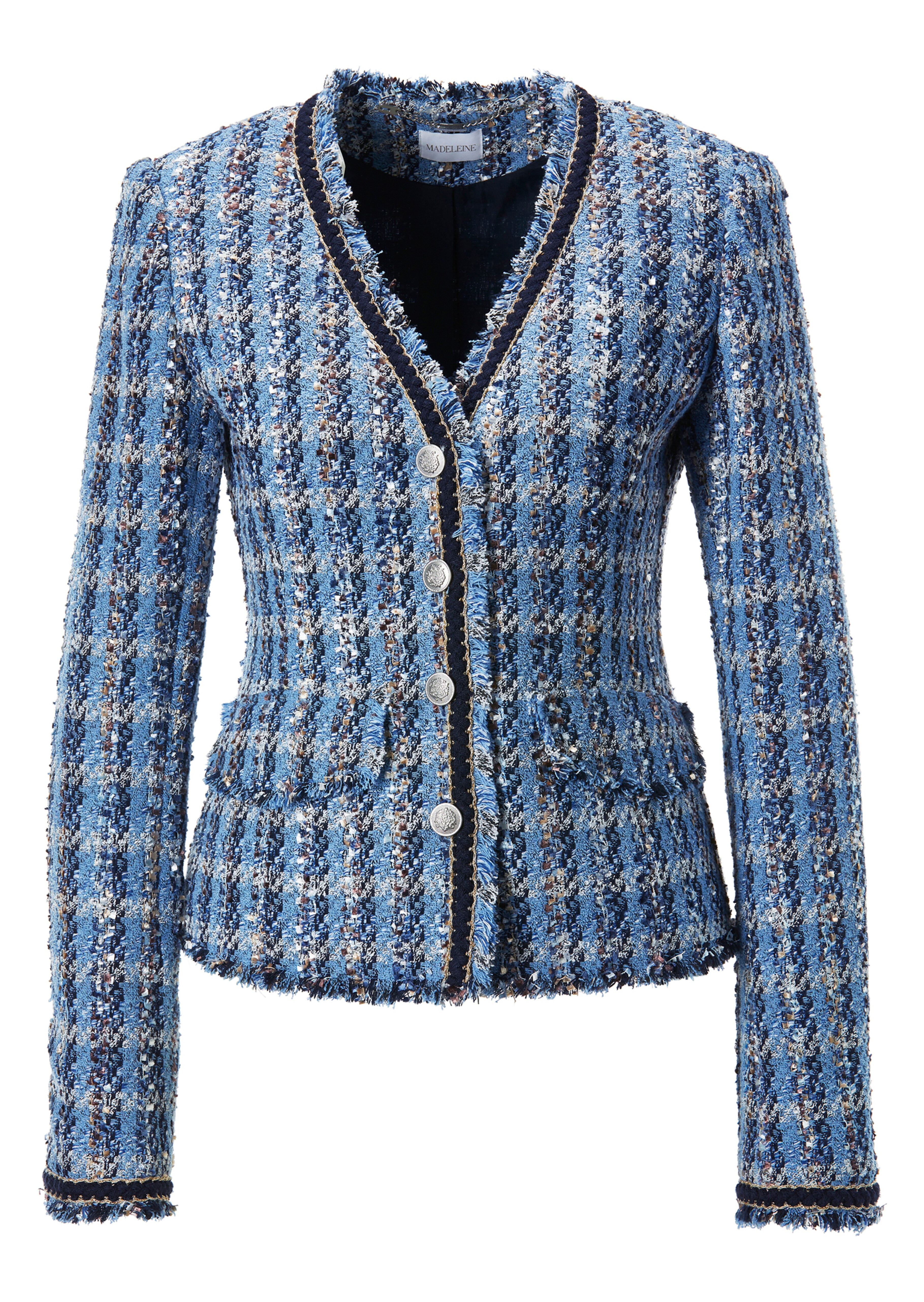 Blazer en tissu bouclette