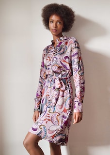 Paisley-Kleid aus Viskose thumbnail 7