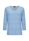 Leichter Strickpullover mit Ajourmuster thumbnail 6