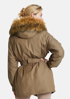 Parka mit Kapuze und abnehmbarem Fake-Fur thumbnail 3