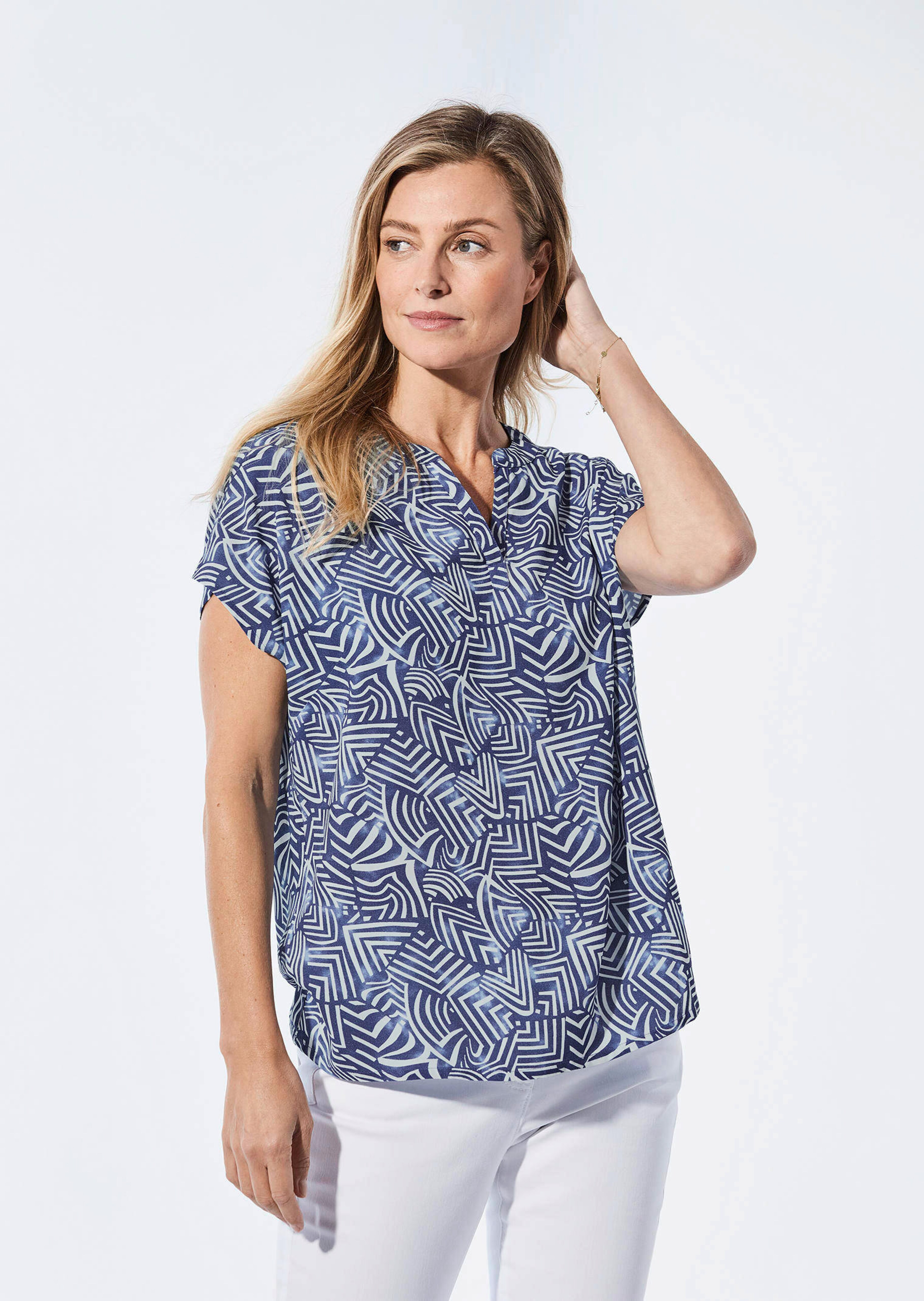 Chemisier à col tunique