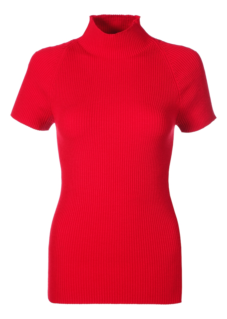 Strickpullover mit Kurzarm