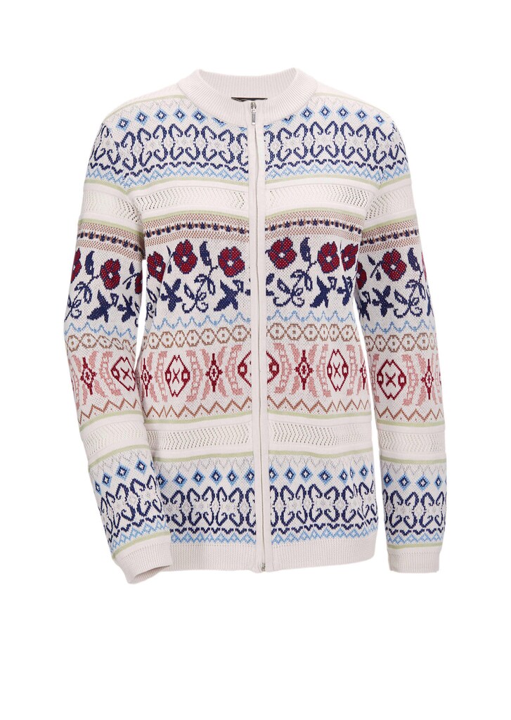 Liebenswerte Strickjacke mit Ajourmuster