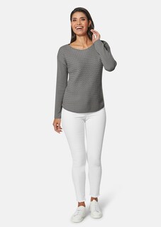 Oversize-Pullover mit Flechtmuster thumbnail 2