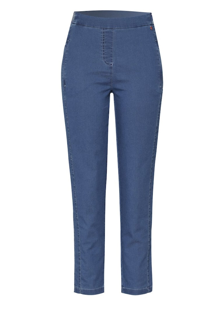 7/8-jeans van licht soft-denim