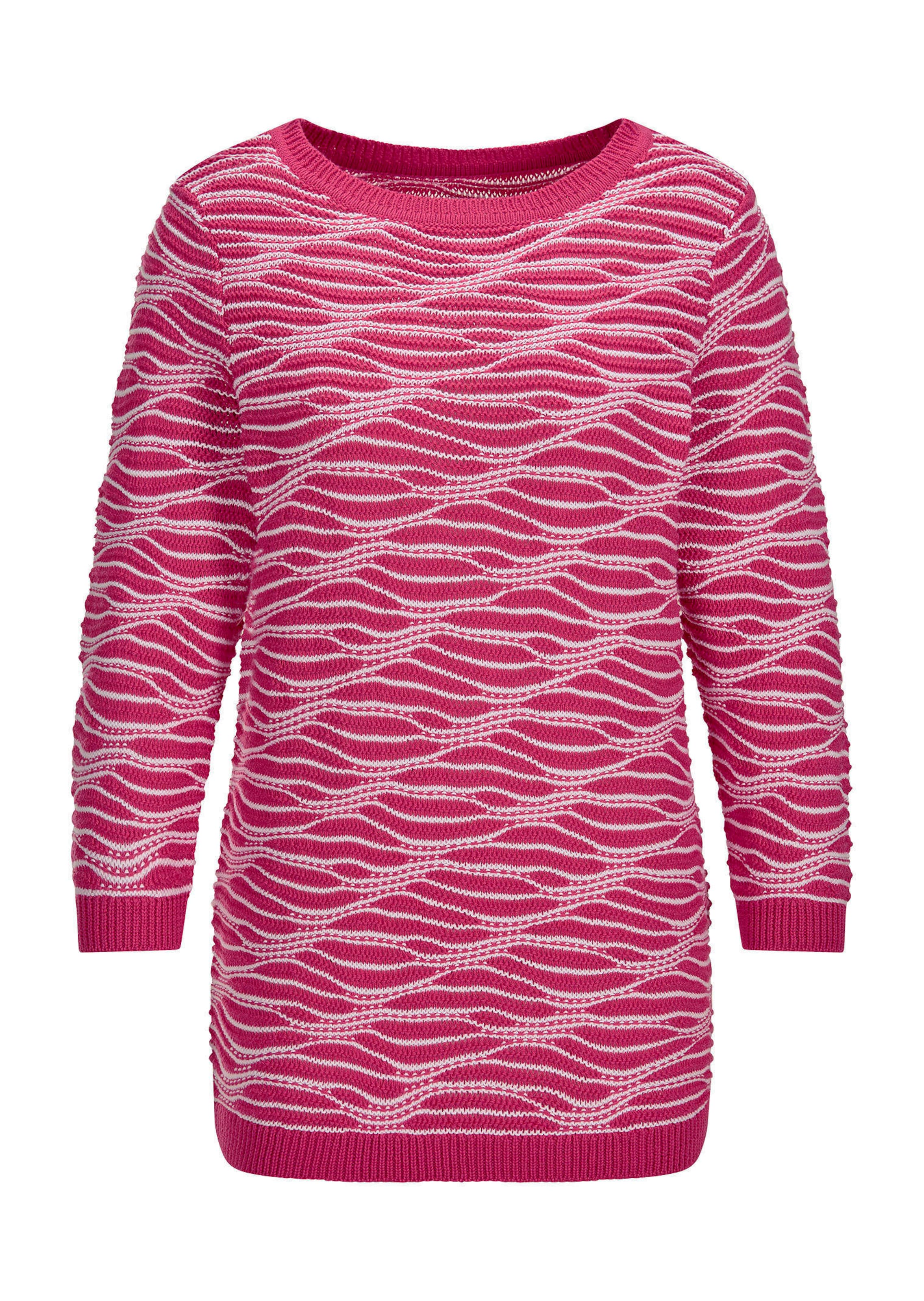 Strickpullover mit Wellenmuster