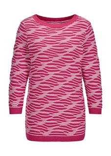 Strickpullover mit Wellenmuster thumbnail 6