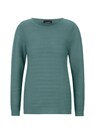 Fijn gebreide tricot pullover met boothals thumbnail 6