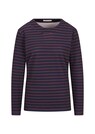 T-shirt rayé facile d'entretien avec encolure arrondie thumbnail 4