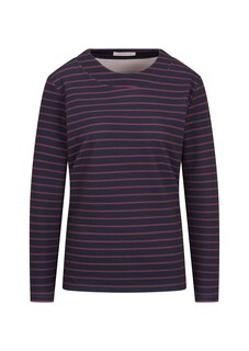 T-shirt rayé facile d'entretien avec encolure arrondie thumbnail 4