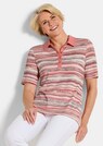 Geringeltes Poloshirt aus Viskose-Jersey thumbnail 4