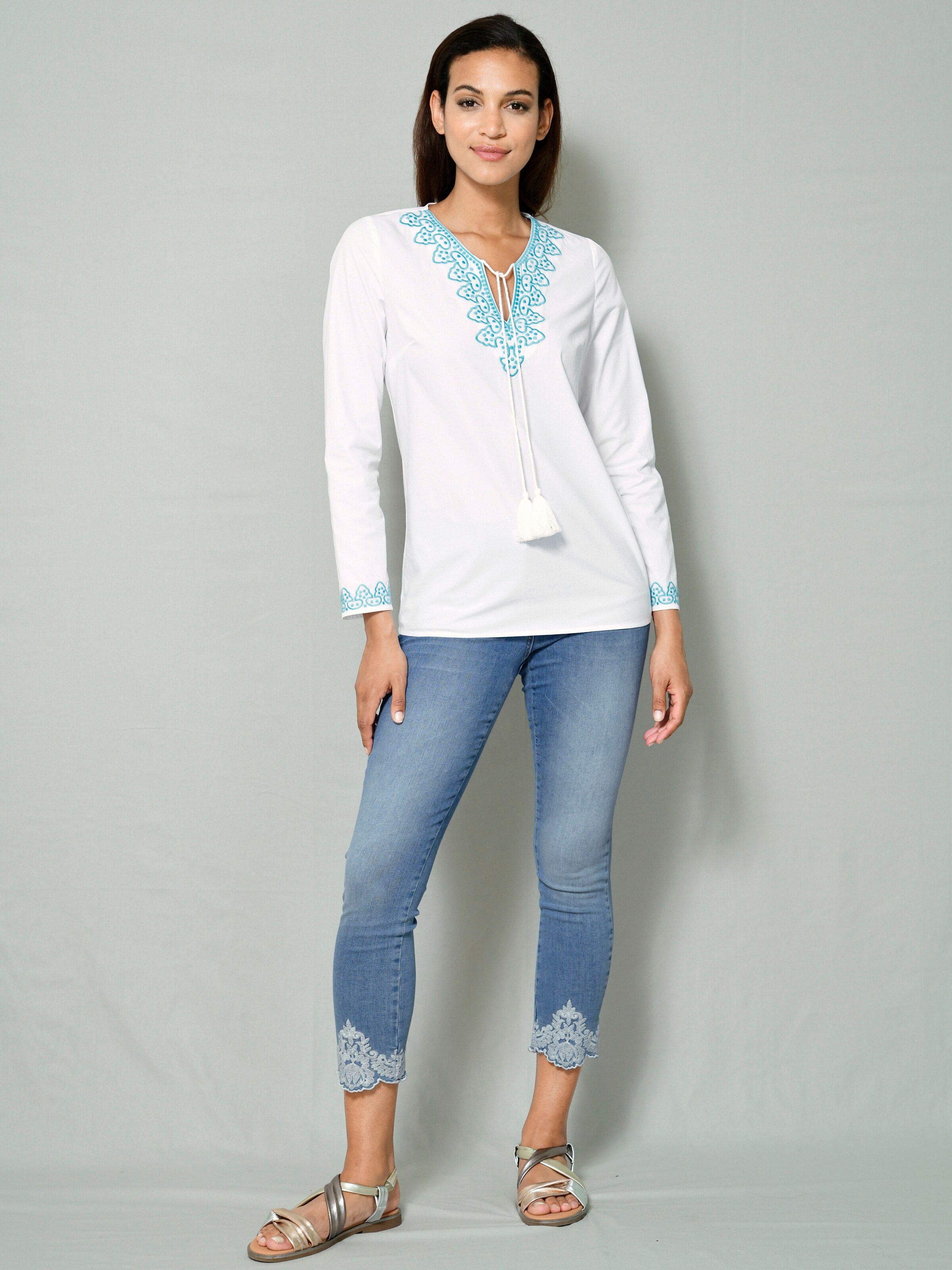 Tunika mit aufwendiger Stickerei 1