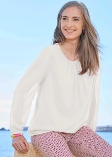Elegante blouse van chiffon thumbnail 7