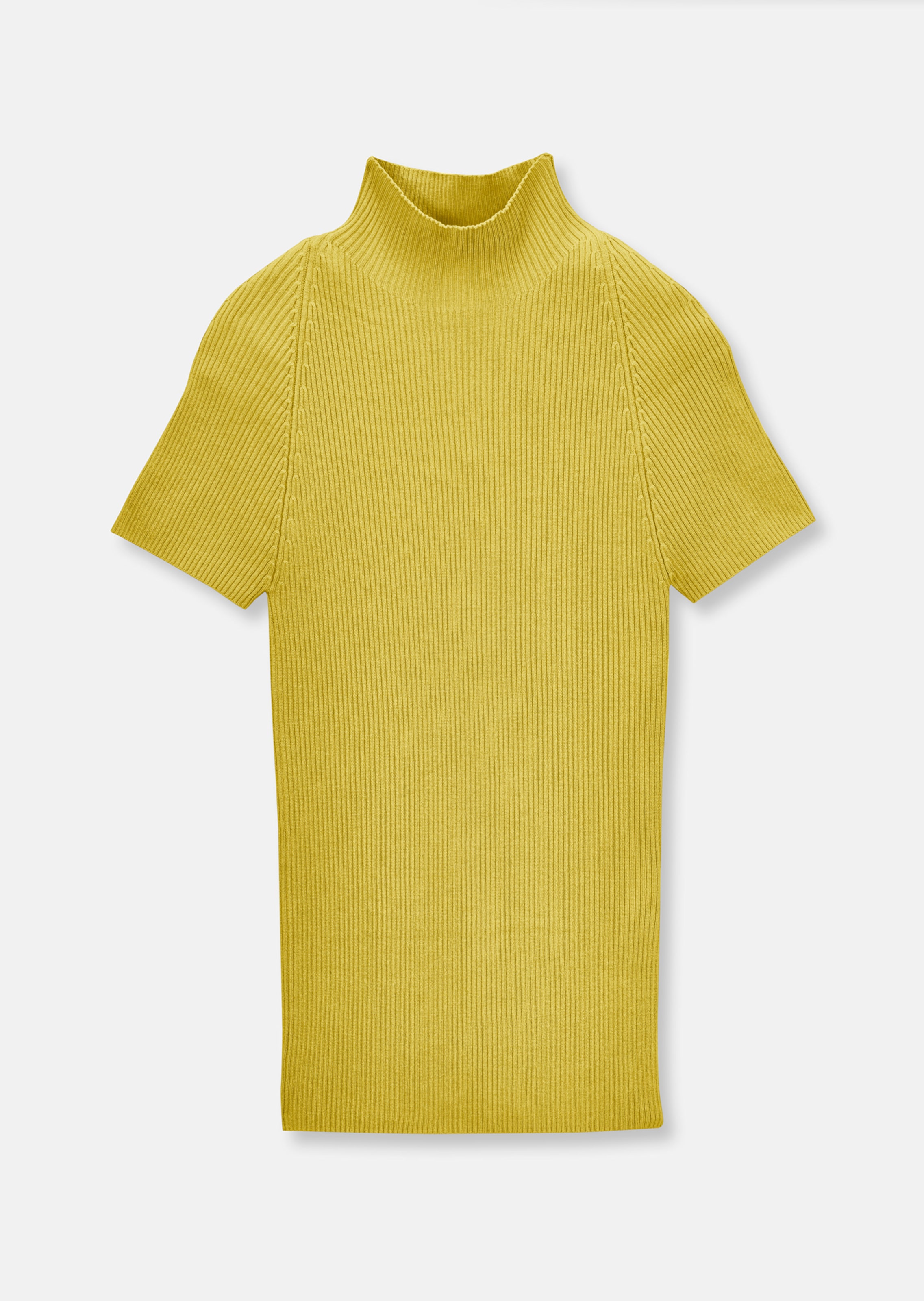 Short sleeve knitted jumper in pistachio green MADELEINE Fashion