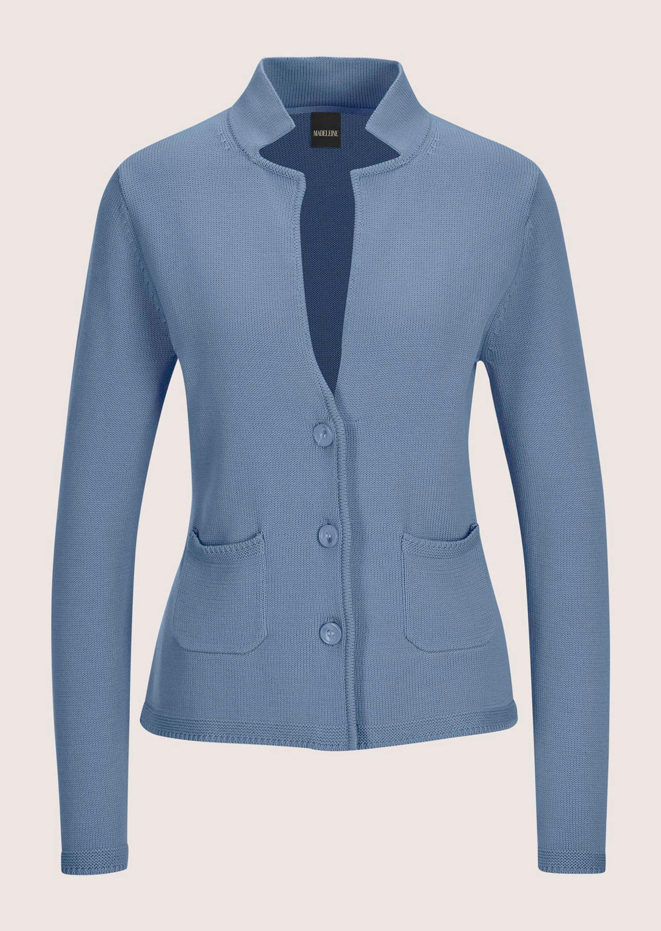 Blazer en maille. Pur coton