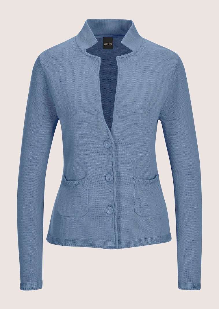 Blazer en maille. Pur coton