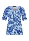 T-shirt en viscose avec motif feuilles graphique thumbnail 6