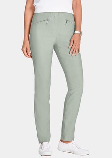 Pantalon en bengaline LOUISA avec poches latérales thumbnail 3