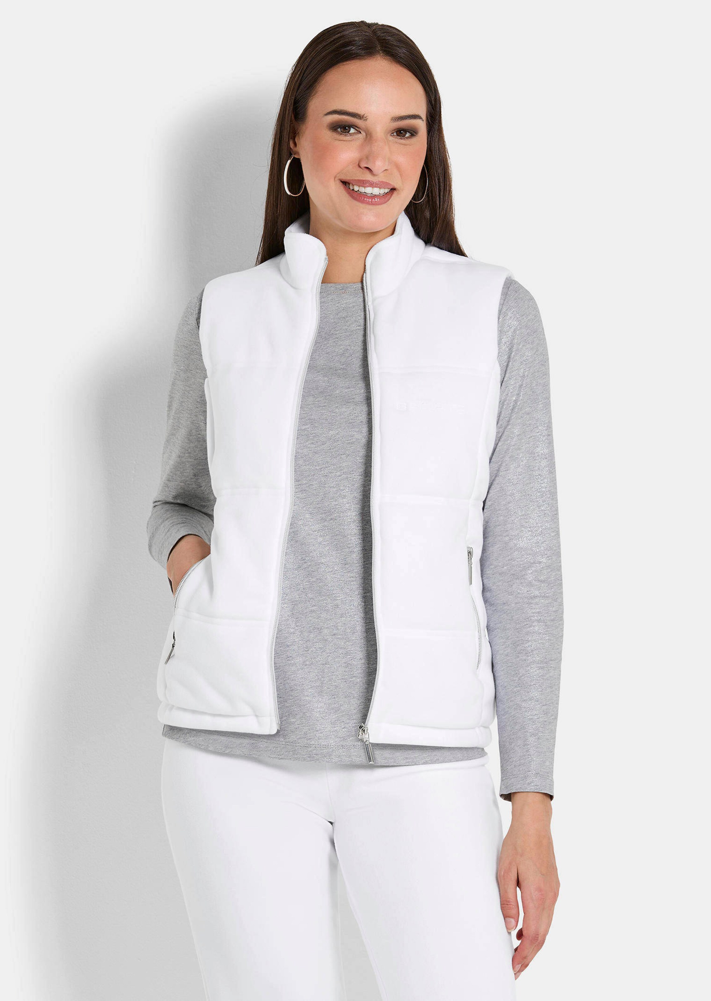 Gilet en polaire avec poches zippées