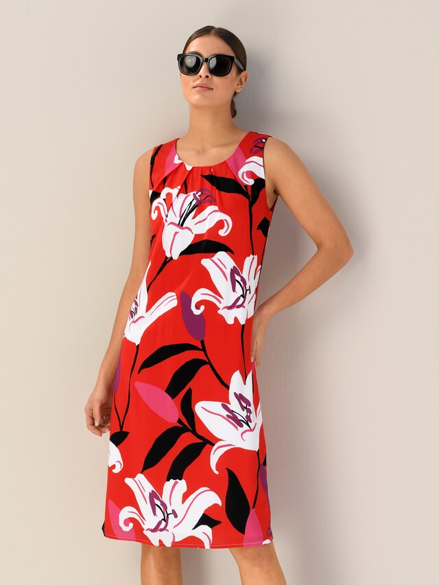 Kleid mit allover Blütendessin 5
