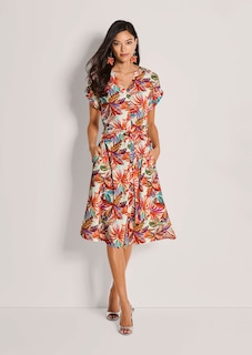 Sommerkleid mit Palmenprint thumbnail 1