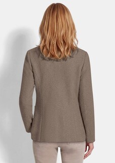 Jacke in Bouclé-Optik mit Baumwolle thumbnail 3