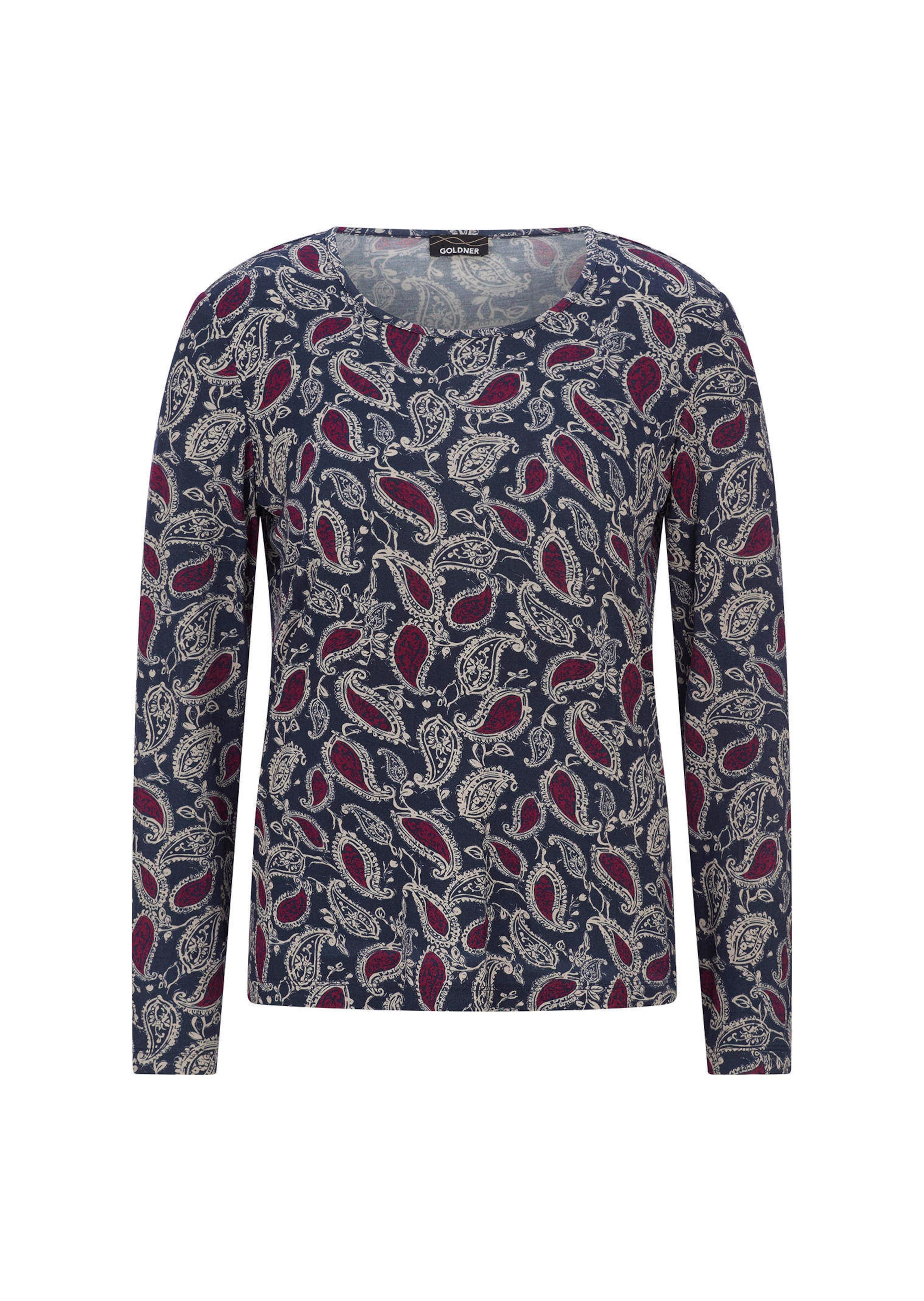 Shirt met lange mouwen en paisleymotief