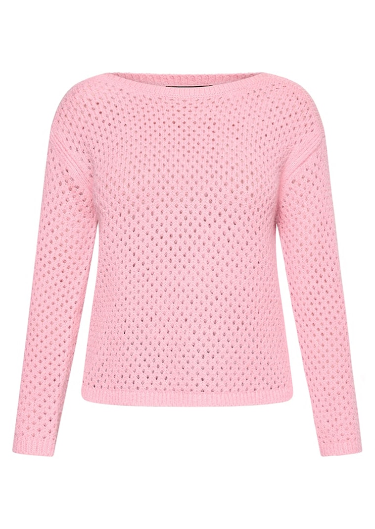 Pull douillet avec motif ajouré