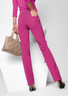 M-Jeans in gerader Form mit Logo-Stickerei thumbnail 7