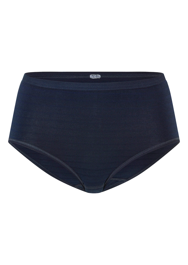 Slip taille haute aspect rayé