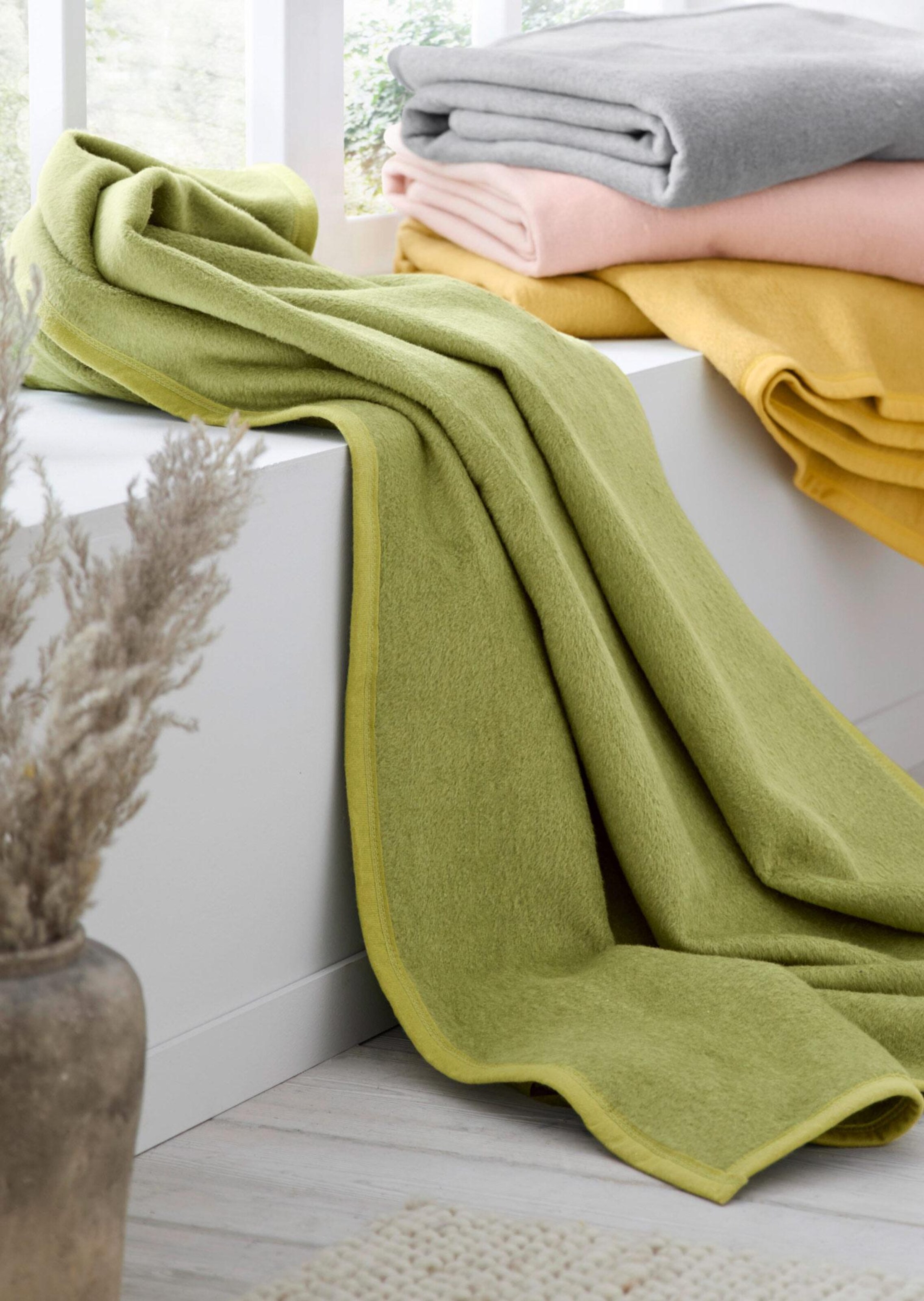 Plaid - vert - Gr. 150 x 200 cm de Goldner Fashion