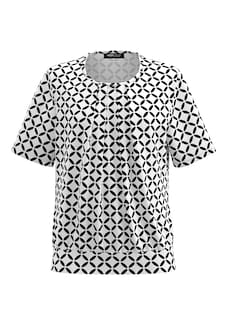 Blusenshirt mit Jerseybündchen thumbnail 5