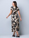 Midikleid mit kleiner Raffung in Taille thumbnail 2
