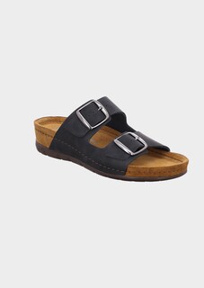Leren sandalen met twee riempjes thumbnail 2