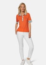 Polo shirt with floral accents thumbnail 2
