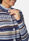 Cardigan motifs norvégiens en maille jacquard de haute qualité thumbnail 5