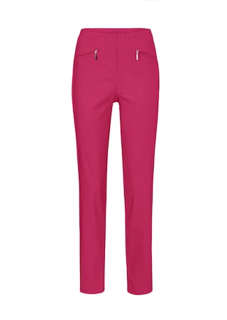 fuchsia Pantalon hyper LOUISA extensible avec poches zippées
