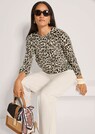 Kaschmirpullover mit Leopardenmuster thumbnail 4