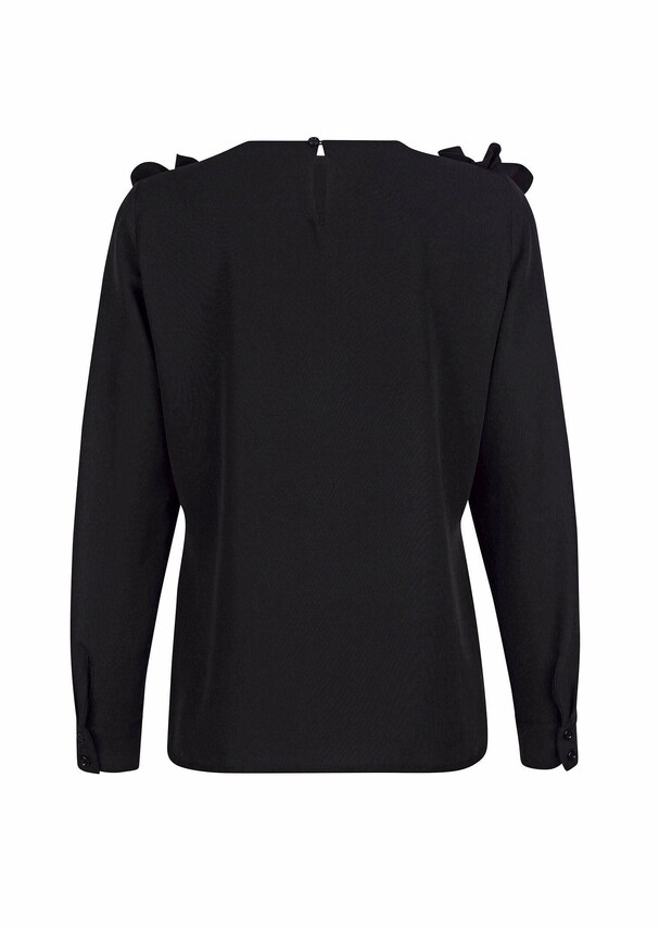 Bluse mit 3-D Blumen 5