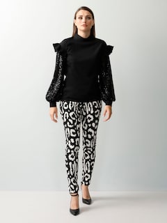 Bluse in angesagtem Materialmix thumbnail 7