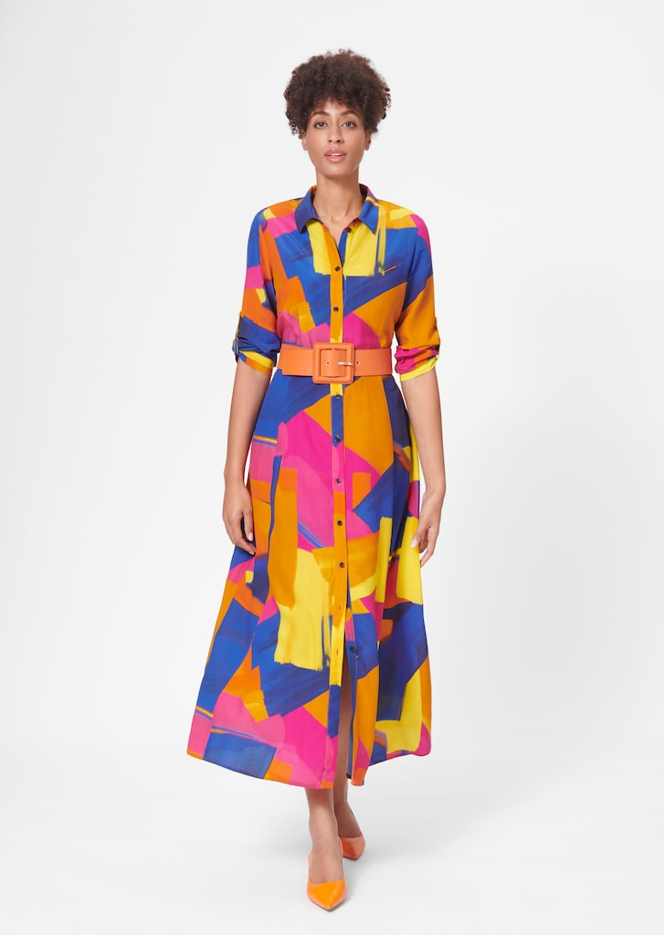 Kleid mit Unikat-Print